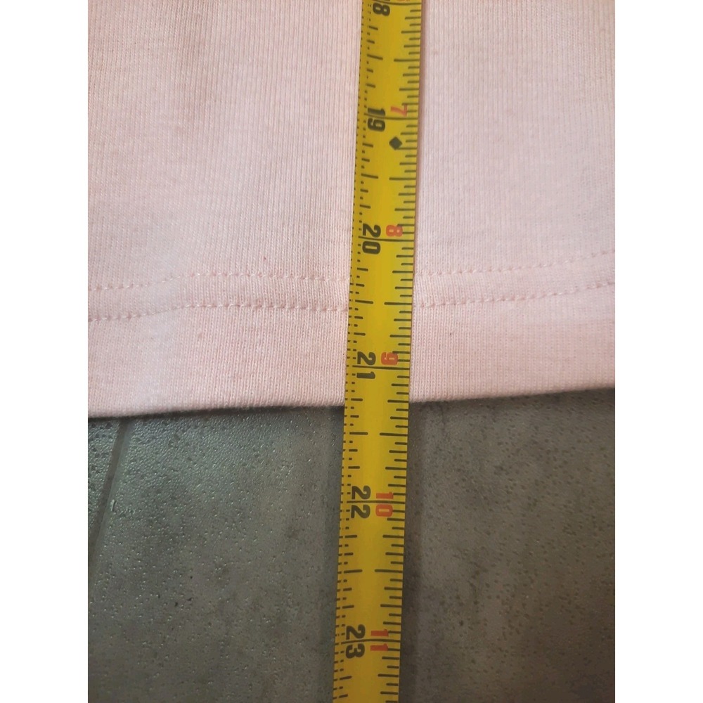New Pink Tank Shirt With Embroidered Bows Womens Size Small Girly Summer Layer - Picture 9 of 9